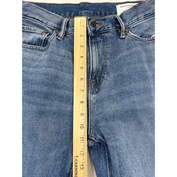 Banana Republic Jeans Mens 30x32 Denim Straight Fit Vintage Blue Wash - Picture 7 of 9